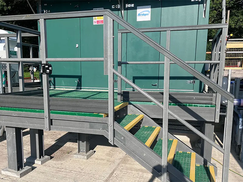 Elevated platforms · GRP Glasfiberriste