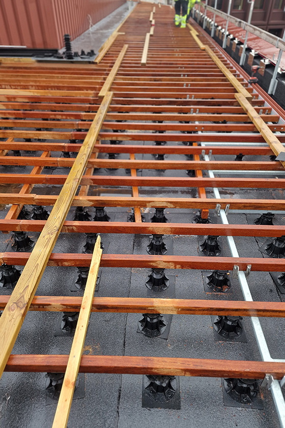WoodHub, tag terrasse